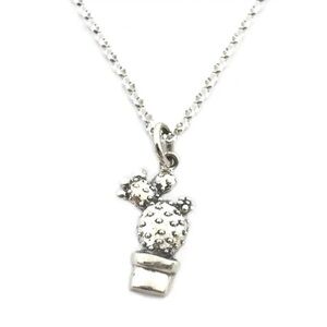 2 for $25: TOA Thesis of Alexandria Silver Petit Cactus Necklace